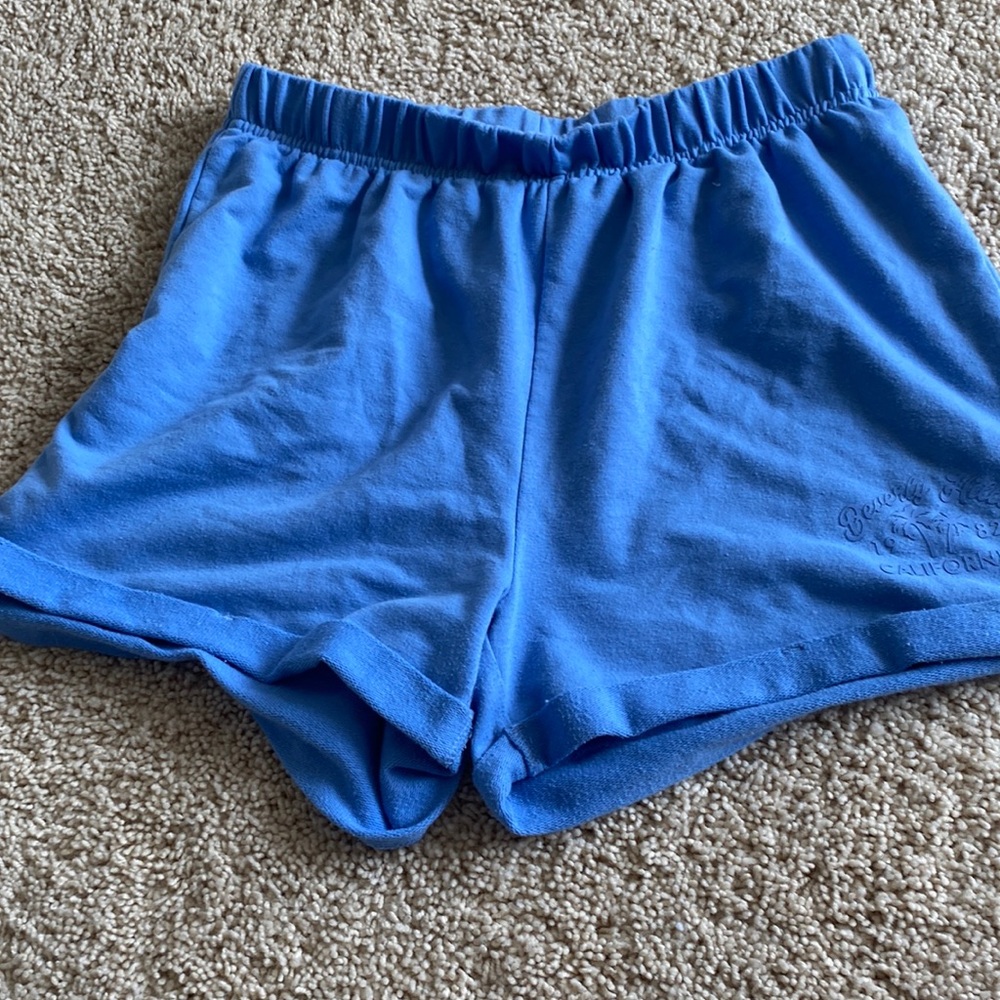 Blue sweat shorts
